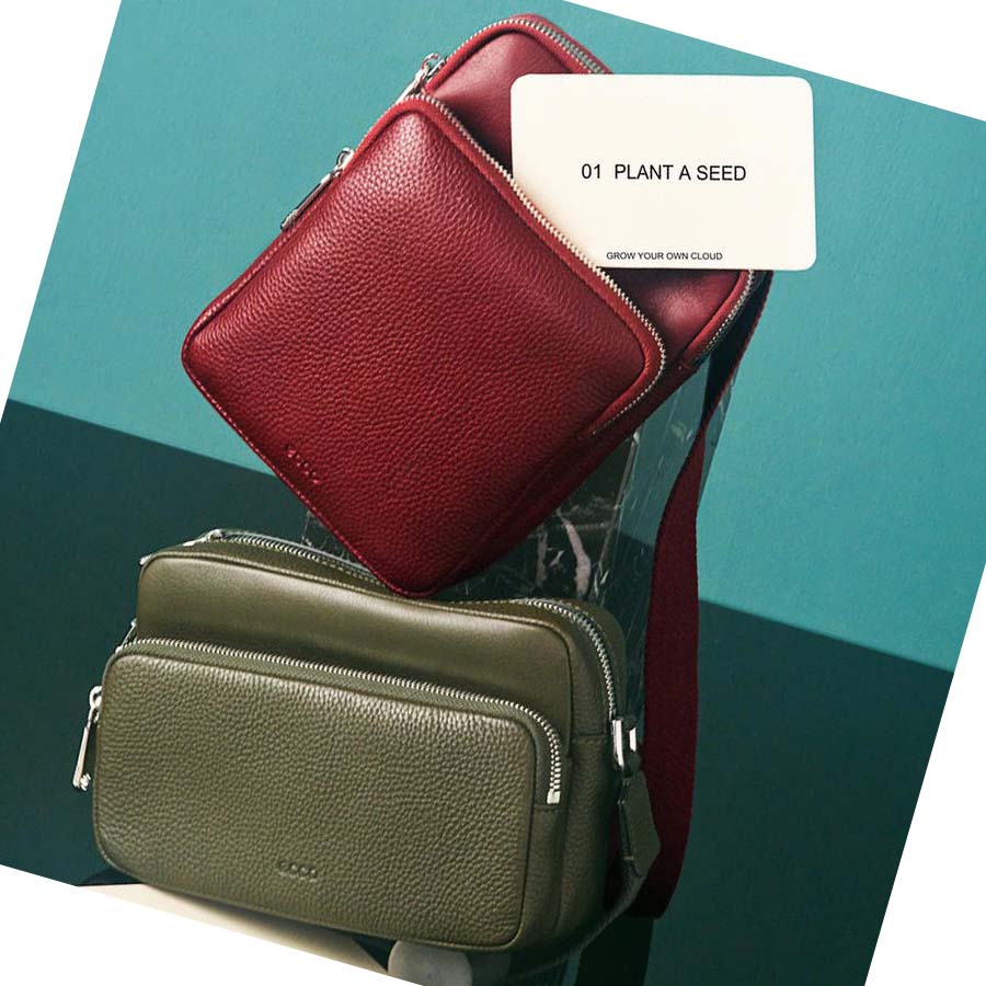 Pánské Pouches Ecco Textureblock Byty Blankyt | CZ 763RVD